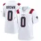 A.J. Brown Men's Game White New England Patriots Jersey