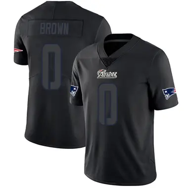 A.J. Brown Men's Limited Black Impact New England Patriots Jersey