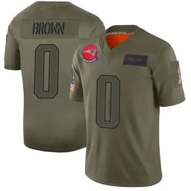 A.J. Brown Men's Limited Camo New England Patriots 2019 Salute to Service Jersey