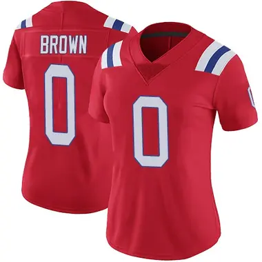A.J. Brown Women's Limited Red New England Patriots Vapor Untouchable Alternate Jersey