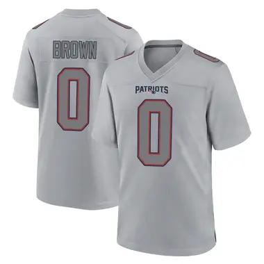 A.J. Brown Youth Game New England Patriots Silver Atmosphere Fashion Jersey