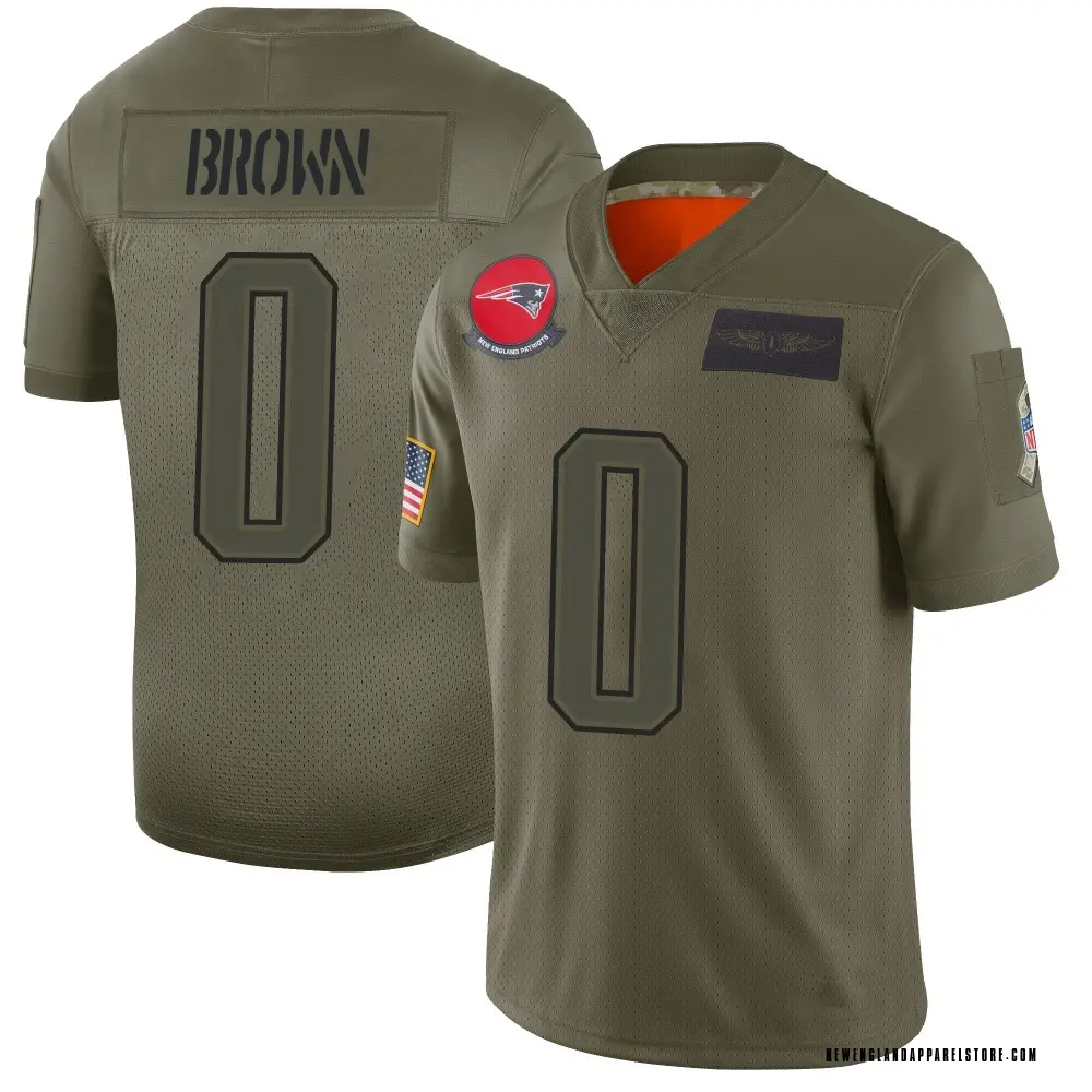 A.J. Brown Youth Limited Camo New England Patriots 2019 Salute to Service Jersey