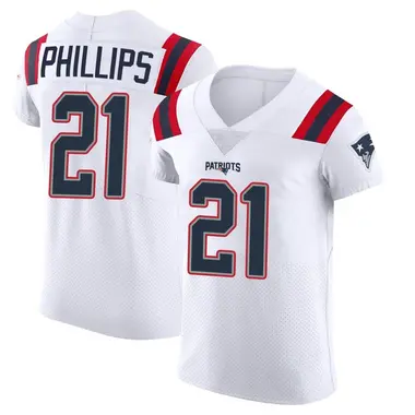 Adrian Phillips Men's Elite White New England Patriots Vapor Untouchable Jersey
