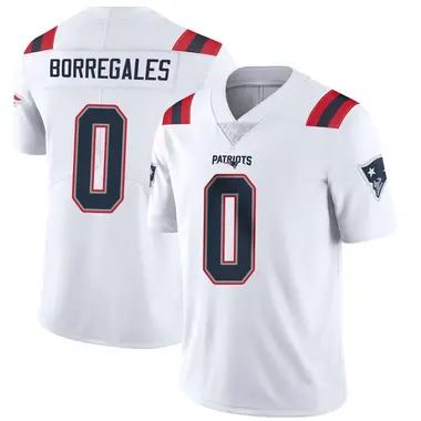 Andres Borregales Men's Limited White New England Patriots Vapor Untouchable Jersey