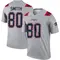 Brandon Smith Men's Legend Gray New England Patriots Inverted Jersey
