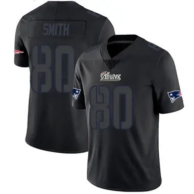 Brandon Smith Men's Limited Black Impact New England Patriots Jersey