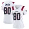 Brandon Smith Women's Game White New England Patriots Jersey