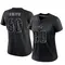 Brandon Smith Women's Limited Black New England Patriots Reflective Jersey