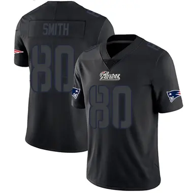 Brandon Smith Youth Limited Black Impact New England Patriots Jersey