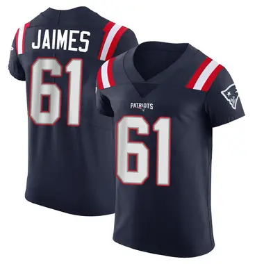 Brenden Jaimes Men's Elite Navy New England Patriots Team Color Vapor Untouchable Jersey