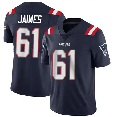 Brenden Jaimes Men's Limited Navy New England Patriots Team Color Vapor Untouchable Jersey