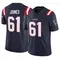 Brenden Jaimes Men's Limited Navy New England Patriots Vapor F.U.S.E. Jersey