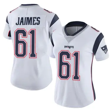 Brenden Jaimes Women's Limited White New England Patriots Vapor Untouchable Jersey