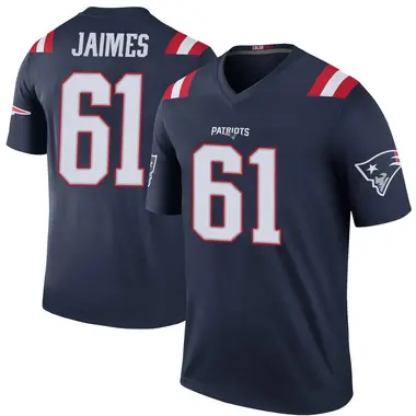 Brenden Jaimes Youth Legend Navy New England Patriots Color Rush Jersey