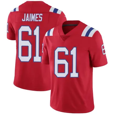 Brenden Jaimes Youth Limited Red New England Patriots Vapor Untouchable Alternate Jersey