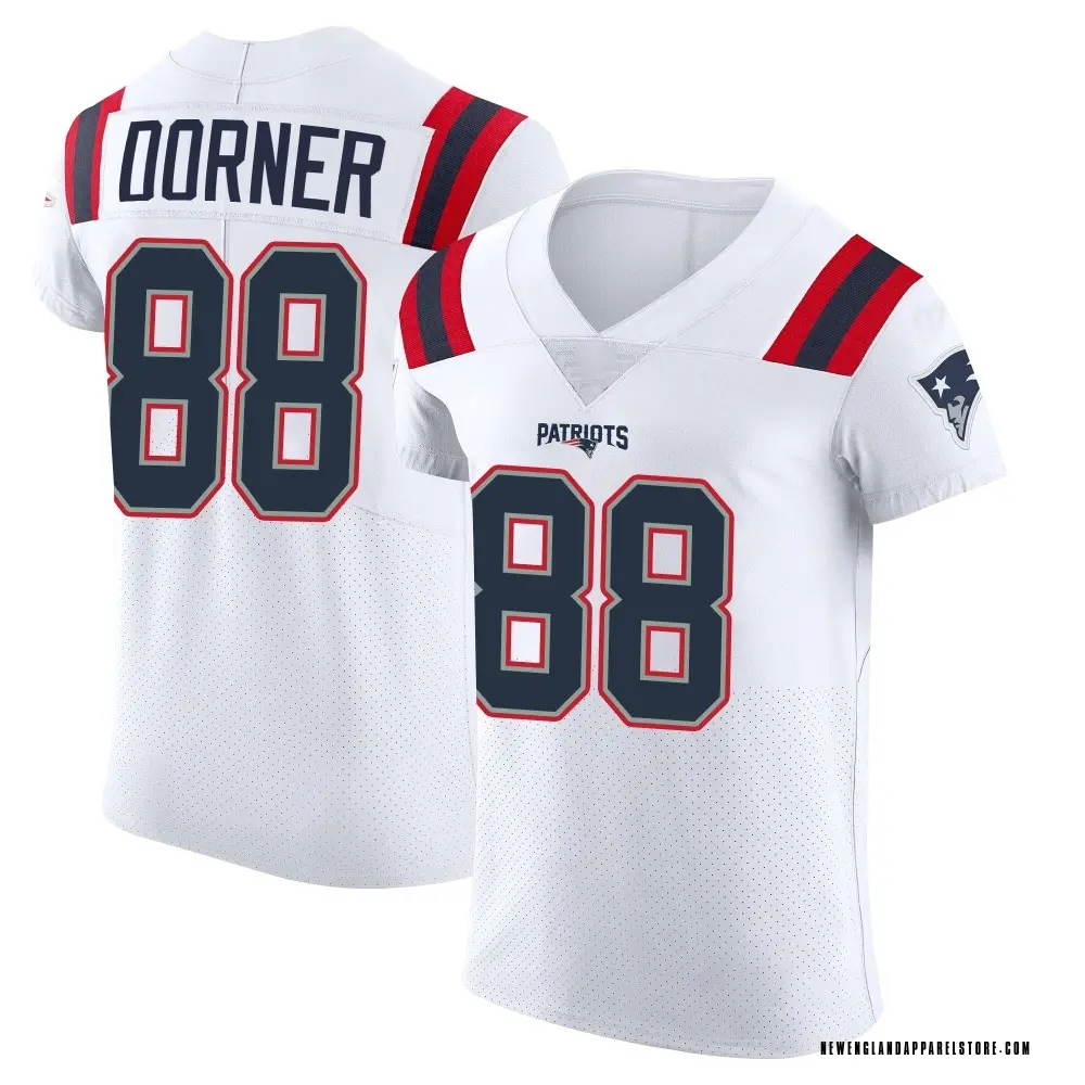 Cameron Dorner Men's Elite White New England Patriots Vapor Untouchable Jersey