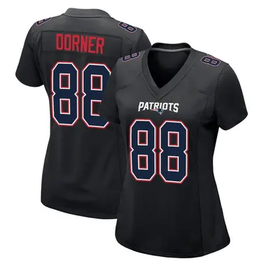 Cameron Dorner Women's Game Black New England Patriots Carbon Fashion Jersey