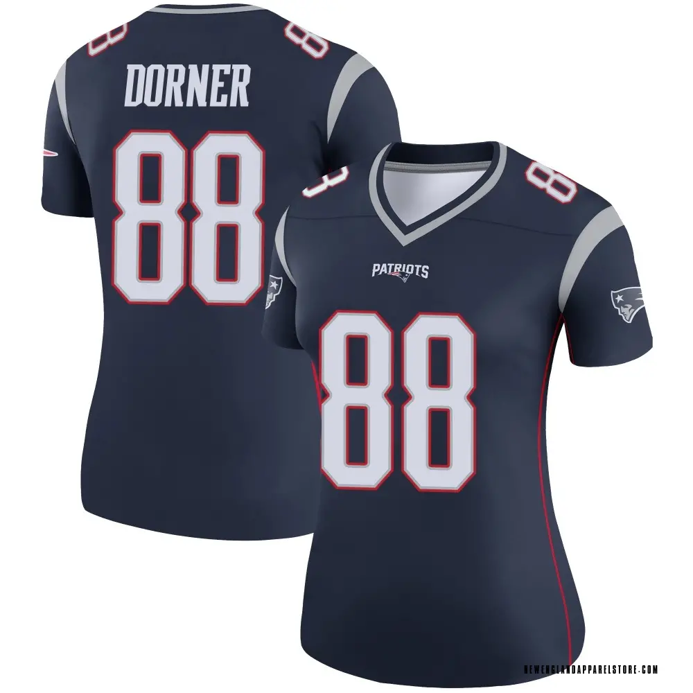 Cameron Dorner Women's Legend Navy New England Patriots Jersey