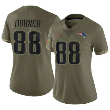 Cameron Dorner Women's Limited Olive New England Patriots 2022 Salute To Service Jersey