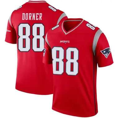 Cameron Dorner Youth Legend Red New England Patriots Inverted Jersey