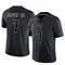 Carlton Davis III Men's Limited Black New England Patriots Reflective Jersey