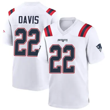 Cody Davis Men's Game White New England Patriots Jersey