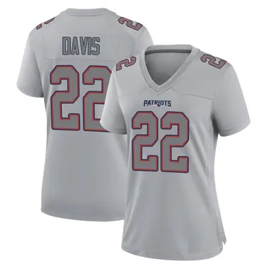 Cody Davis Women's Game New England Patriots Silver Atmosphere Fashion Jersey