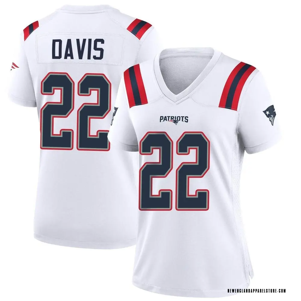 Cody Davis Women's Game White New England Patriots Jersey
