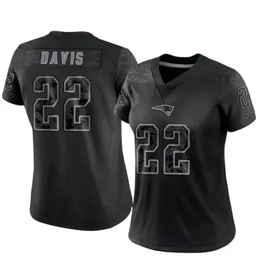 Cody Davis Women's Limited Black New England Patriots Reflective Jersey