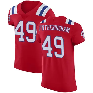 Cole Fotheringham Men's Elite Red New England Patriots Vapor Untouchable Alternate Jersey