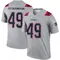 Cole Fotheringham Men's Legend Gray New England Patriots Inverted Jersey