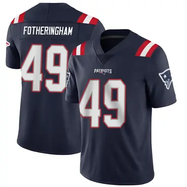 Cole Fotheringham Men's Limited Navy New England Patriots Team Color Vapor Untouchable Jersey