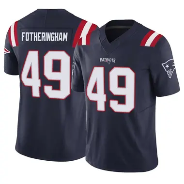 Cole Fotheringham Men's Limited Navy New England Patriots Vapor F.U.S.E. Jersey