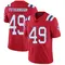Cole Fotheringham Men's Limited Red New England Patriots Vapor Untouchable Alternate Jersey