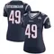 Cole Fotheringham Women's Legend Navy New England Patriots Super Bowl LX Patch Jersey