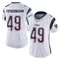 Cole Fotheringham Women's Limited White New England Patriots Vapor Untouchable Jersey