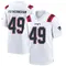 Cole Fotheringham Youth Game White New England Patriots Jersey