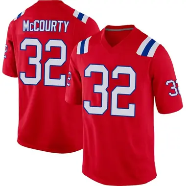 Devin McCourty Men's Game Red New England Patriots Alternate Jersey