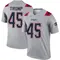 Donald Trump Men's Legend Gray New England Patriots Inverted Jersey