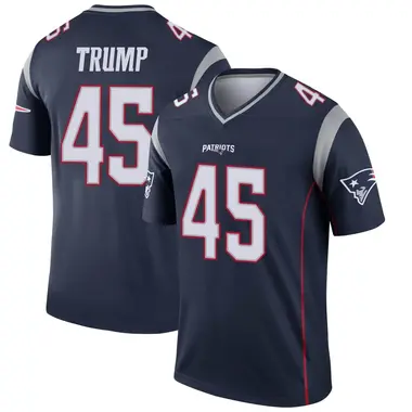Donald Trump Youth Legend Navy New England Patriots Jersey