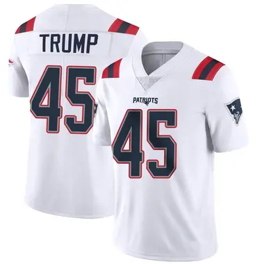 Donald Trump Youth Limited White New England Patriots Vapor Untouchable Jersey
