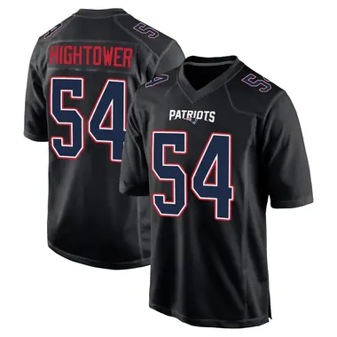 Dont'a Hightower Men's Game Black New England Patriots Carbon Fashion Jersey