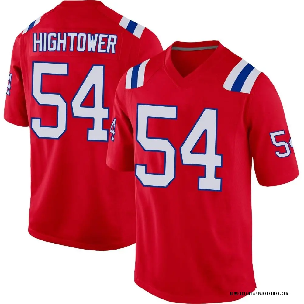 Dont'a Hightower Men's Game Red New England Patriots Alternate Jersey