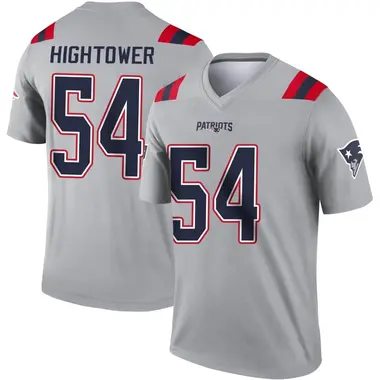 Dont'a Hightower Men's Legend Gray New England Patriots Inverted Jersey