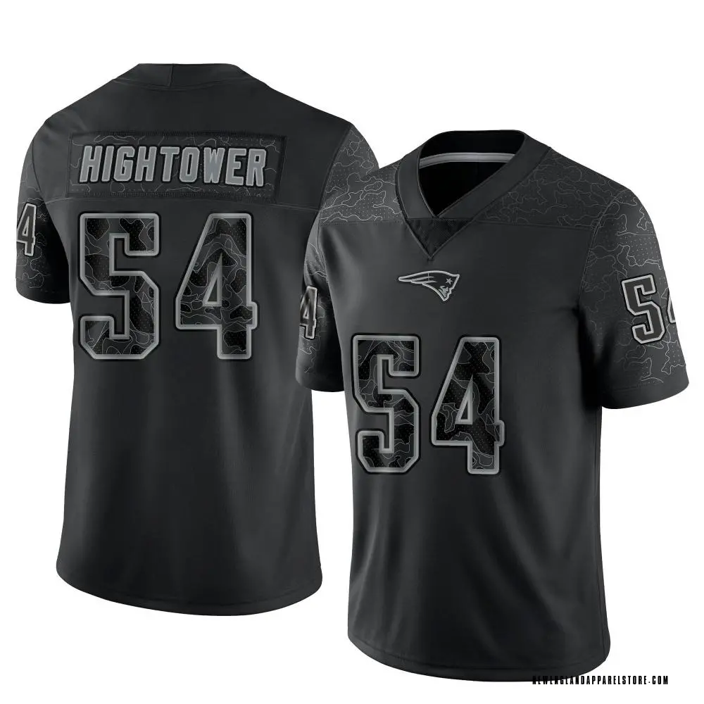 Dont'a Hightower Men's Limited Black New England Patriots Reflective Jersey