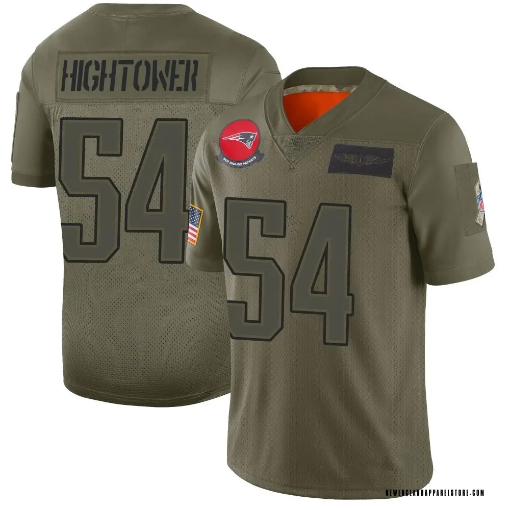 Dont'a Hightower Men's Limited Camo New England Patriots 2019 Salute to Service Jersey