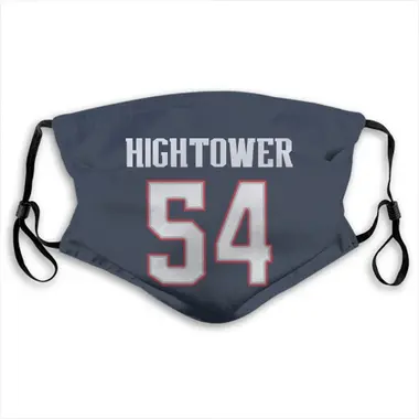 Dont'a Hightower Name & Number Navy New England Patriots Face Mask
