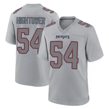 Dont'a Hightower Youth Game New England Patriots Silver Atmosphere Fashion Jersey