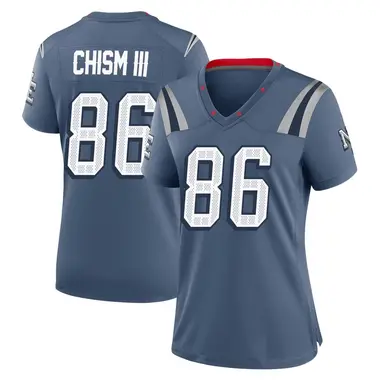 Efton Chism III Women's Game Blue New England Patriots Storm 2025 Rivalries Collection Jersey