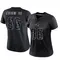 Efton Chism III Women's Limited Black New England Patriots Reflective Jersey